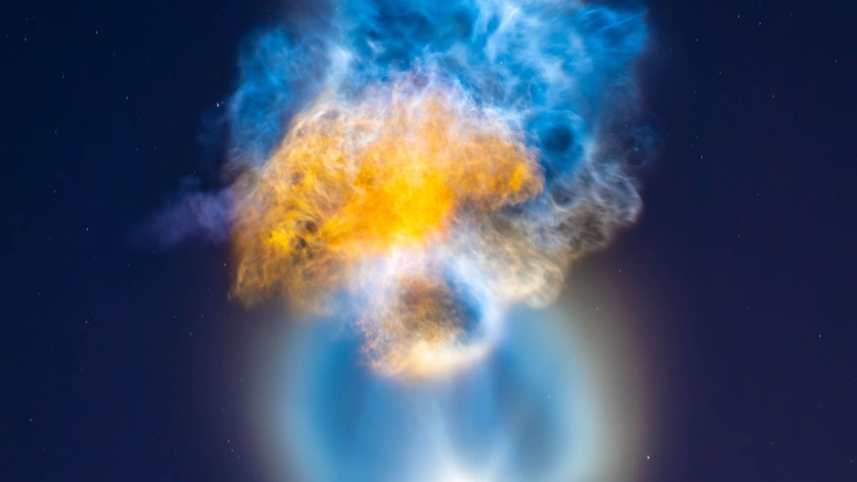 Le dernier tir de SpaceX a fait flotter une immense méduse lumineuse dans le ciel, voici les photos les plus incroyables